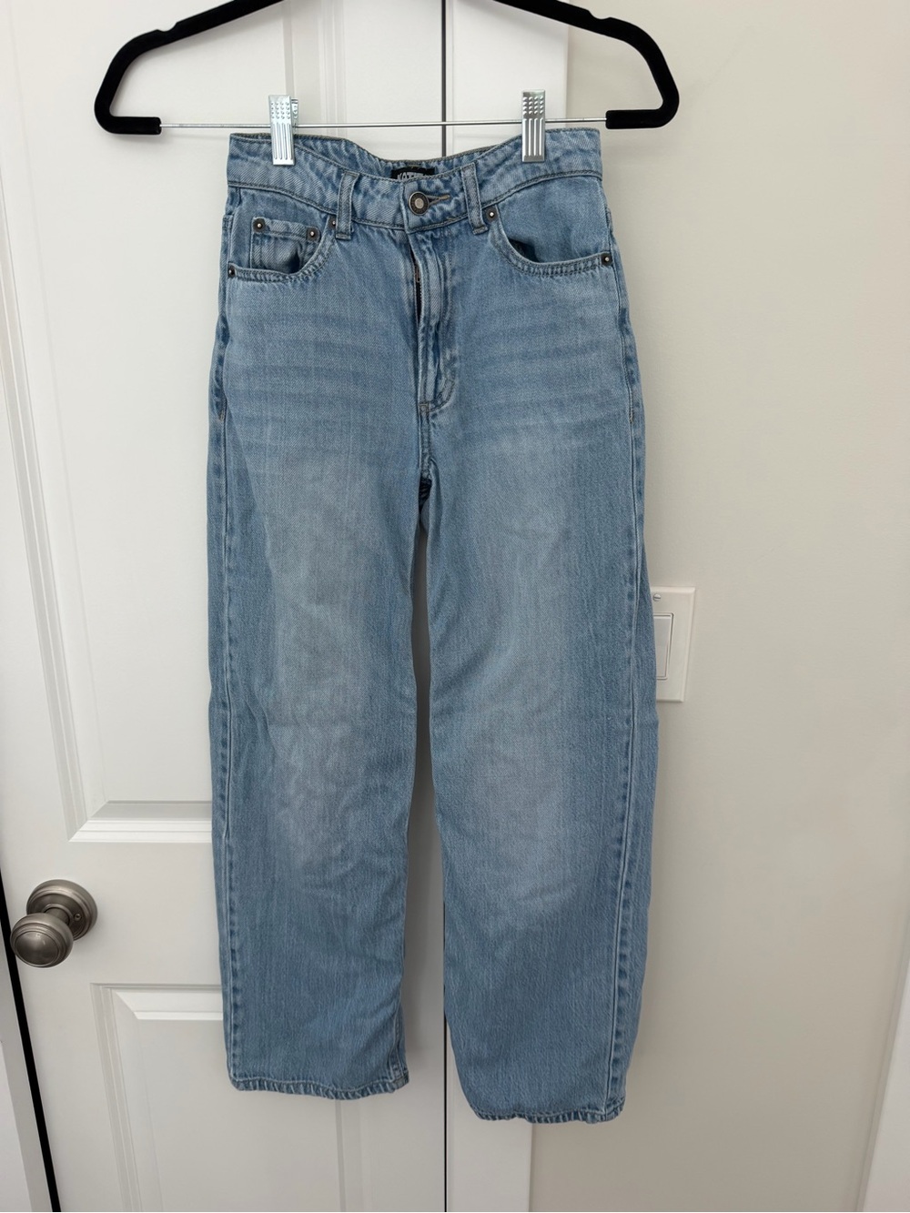Katie J NYC Girls Light Blue Straight Leg Jeans